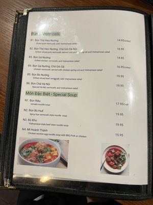 Menu photo 7 Pho Ha Noi Toronto, ON