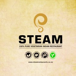 Steam 100% Pure Vegetarian Indian Restaurant - Menu Cover