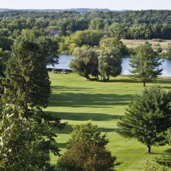 Lake Hallie Golf Club - View from dining room - overlooking the lower nine, Lake Hallie and the Chippewa River.