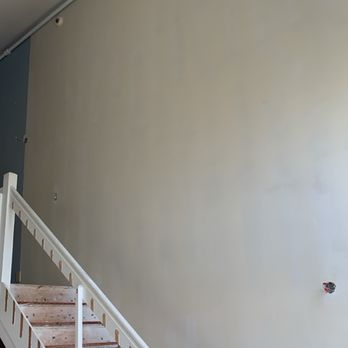 Angels Mission Drywall - Client wanted to get rid of textured wall. We skim coated it, sand it & left it with a level 5 smooth finish! Ready for paint! - Drywall Installation & Repair Near Me Angels Mission Drywall - Client wanted to get rid of textured wall. We skim coated it, sand it & left it with a level 5 smooth finish! Ready for paint! - Drywall Installation & Repair Near Me