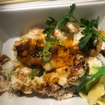 Sushi Times - baked scallop roll - Sushi Bars Near Me - Riverside, California Sushi Times - baked scallop roll - Sushi Bars Near Me - Riverside, California