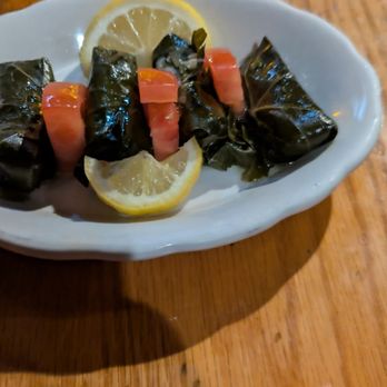 Anatolia - Grape leaves wish the would be a warm app but still delish - Mediterranean Near Me - Somersworth, New Hampshire