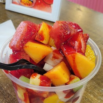 Poloco Snack bar - Fruit cup with everything - Desserts Near Me - San Antonio, Texas Poloco Snack bar - Fruit cup with everything - Desserts Near Me - San Antonio, Texas