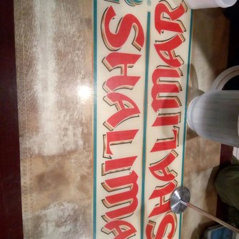Shalimar Restaurant - Shalimar table.  Waiting for our dinner order. - Indian Near Me - Iselin, New Jersey