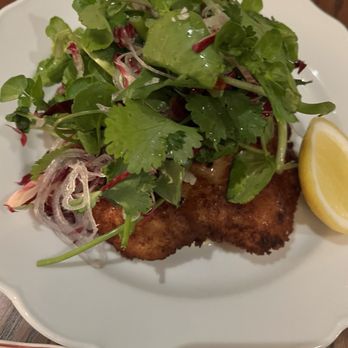 Little Sparrow - Chicken schnitzel - French Near Me - Atlanta, Georgia Little Sparrow - Chicken schnitzel - French Near Me - Atlanta, Georgia