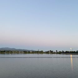 1000 Lights Water Lantern Festival - They view at Hansen Dam