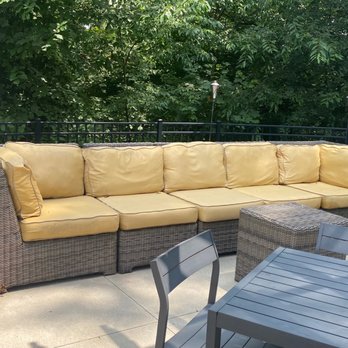Hart Mansion Restaurant - a patio with a couch and tables - Steakhouses Near Me - Minerva, Ohio Hart Mansion Restaurant - a patio with a couch and tables - Steakhouses Near Me - Minerva, Ohio