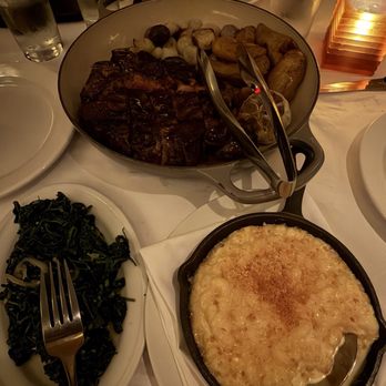 Cecchi's - 42oz tomahawk Mac and Cheese Greens - American Near Me - New York, New York Cecchi's - 42oz tomahawk Mac and Cheese Greens - American Near Me - New York, New York