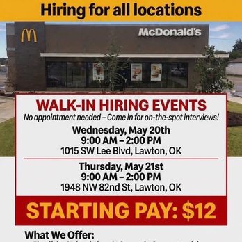 McDonald's - May 2026 - Fast Food Near Me - Lawton, Oklahoma McDonald's - May 2026 - Fast Food Near Me - Lawton, Oklahoma