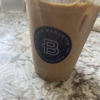 Paris Baguette - Iced Coffee with Milk - Bakeries Near Me - Queens, New York