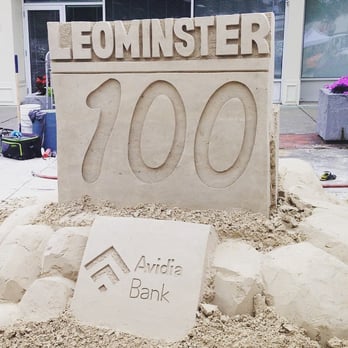 Avidia Bank - 2015 Leominster Summer Stroll - The Avidia Bank Sand Castle commemorating Leominster's 100 Years. - Banks & Credit Unions Near Me - Leominster, Massachusetts