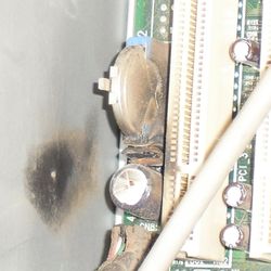 PAKTC Computer Service & Repair - CIMG4674 Failed capacitor did irreparable damage to the mainboard