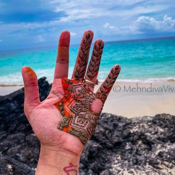 Sweet Leaf Ink - Henna on the beach! First stain after paste removal! - Henna Artists Near Me Sweet Leaf Ink - Henna on the beach! First stain after paste removal! - Henna Artists Near Me