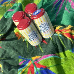 Fine Wine & Liquors - The lady at the register recommended these to me and I'm so glad she did! Such a good drink for the beach!
