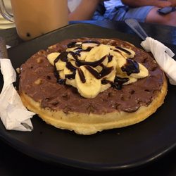 The Tea Spot - A Nutella and banana waffle!