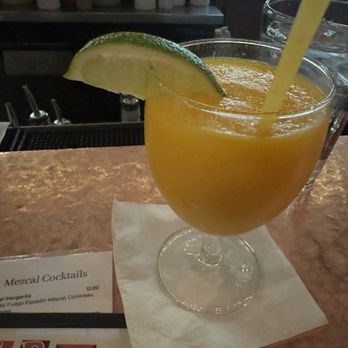 The Shed - Frozen mango margarita - New Mexican Cuisine Near Me - Santa Fe, New Mexico