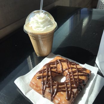 Randy's Donuts - Chocolate croissant Frappuccino - Donuts Near Me - Downey, California Randy's Donuts - Chocolate croissant Frappuccino - Donuts Near Me - Downey, California