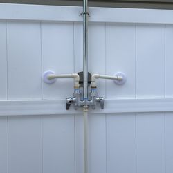 Slower Lower Plumbing - Outside shower