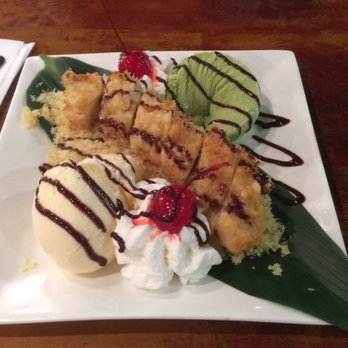 Wabi Sabi Sushi - We had this fried banana with ice cream... this was amazing!! They sure know how to use Panko bread crumbs! - Sushi Bars Near Me - Fort Worth, Texas Wabi Sabi Sushi - We had this fried banana with ice cream... this was amazing!! They sure know how to use Panko bread crumbs! - Sushi Bars Near Me - Fort Worth, Texas