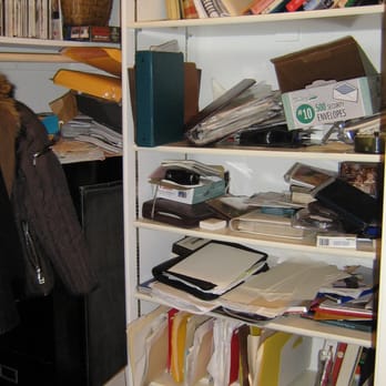Under The Clutter - Office Closet - Before - Home Organization Near Me Under The Clutter - Office Closet - Before - Home Organization Near Me