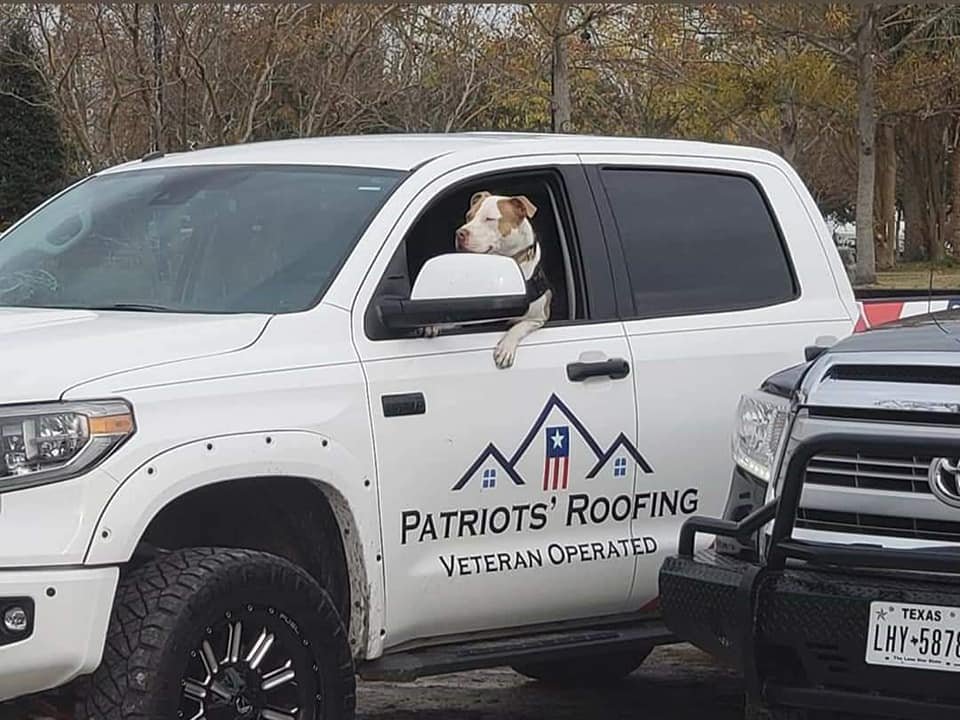 Slide of Patriots’ Roofing