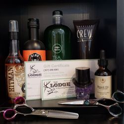 The Lodge A Wyoming Man's Salon - Gift certificates always available along with high end products, just ask your stylist!