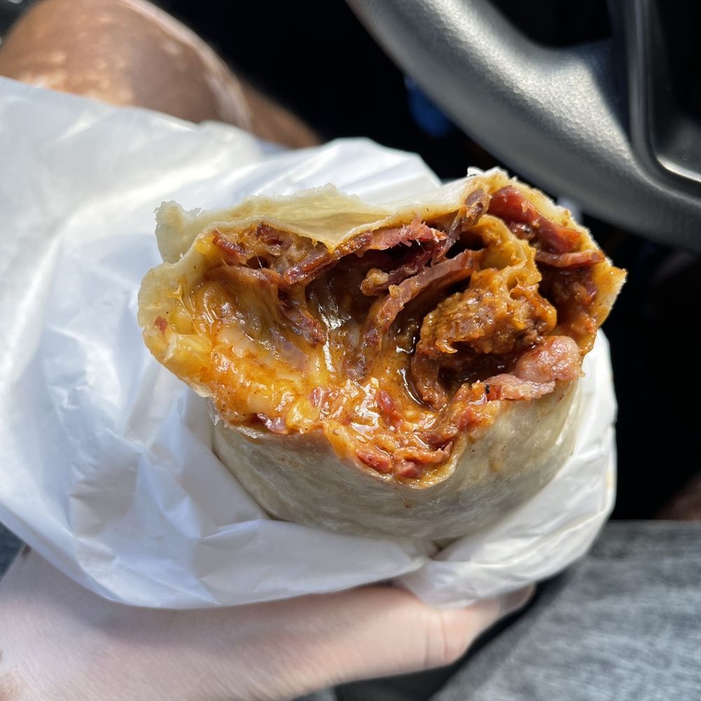 Super Charburgers - Chili cheese pastrami burrito. So good I ate it in the car! - Burgers Near Me - Tujunga, California