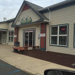 From the parking lot of Annabel Pizza.
