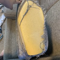 Anderson's Furniture and Mattress - Ripped seam from trash quality made furniture