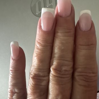 Eüca Beauty Lounge - Pink white acrylics - Nail Salons Near Me - Long Beach, California Eüca Beauty Lounge - Pink white acrylics - Nail Salons Near Me - Long Beach, California