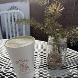Salted maple latte Salted maple latte