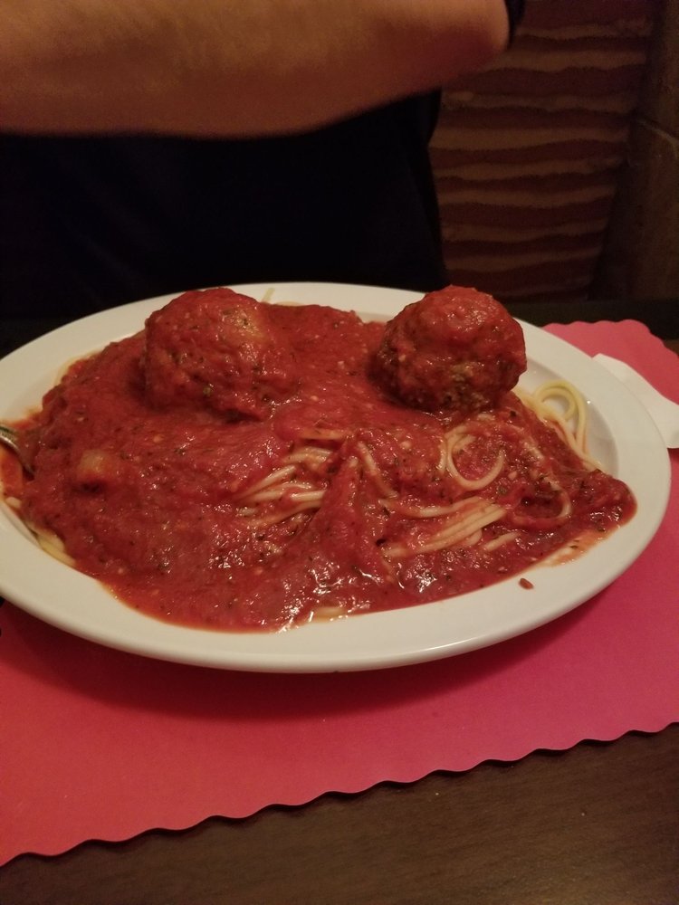 Order Pasta With Meatballs food online from Campobello's Cucina Italiana store, East Amherst on bringmethat.com