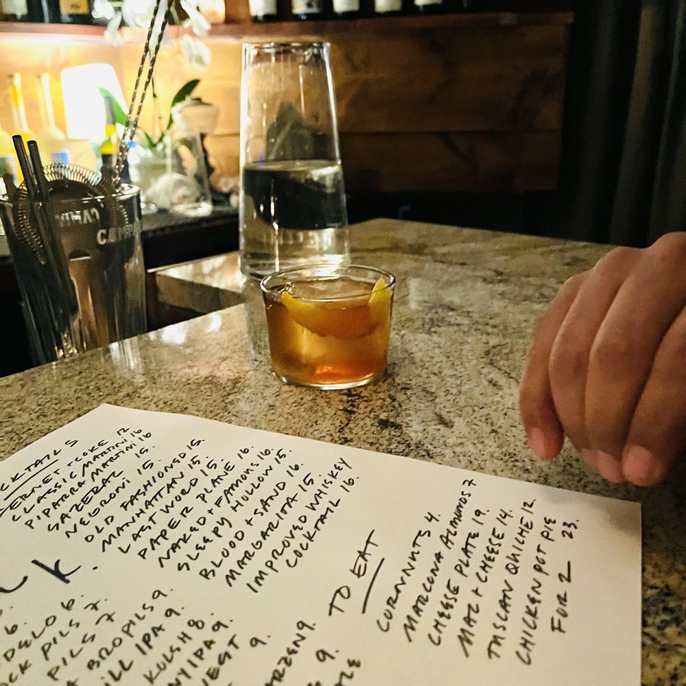 Small Talk - Room With A View: (His 'Improved Whiskey' Cocktail) - Cocktail Bars Near Me - Woodstock, New York Small Talk - Room With A View: (His 'Improved Whiskey' Cocktail) - Cocktail Bars Near Me - Woodstock, New York