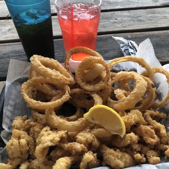 Casual Clam - Fried Ipswich Clam Strips Basket Hand Battered Onion Rings Lemon Splash - Seafood Near Me - St. Petersburg, Florida Casual Clam - Fried Ipswich Clam Strips Basket Hand Battered Onion Rings Lemon Splash - Seafood Near Me - St. Petersburg, Florida