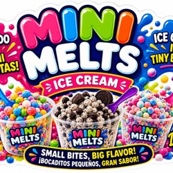 Aquafine Water - Mini melts ice cream