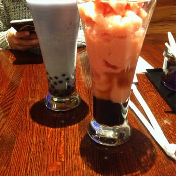 Hot Ginger Pho - Taro & strawberry bubble tea w/ tapioca - Vietnamese Near Me - Lacey, Washington Hot Ginger Pho - Taro & strawberry bubble tea w/ tapioca - Vietnamese Near Me - Lacey, Washington