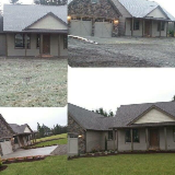 Tough Dirt - four different views of a house - Landscaping Near Me - Rochester, Washington Tough Dirt - four different views of a house - Landscaping Near Me - Rochester, Washington