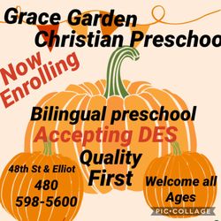 Grace Garden Christian Preschool - Now Enrolling