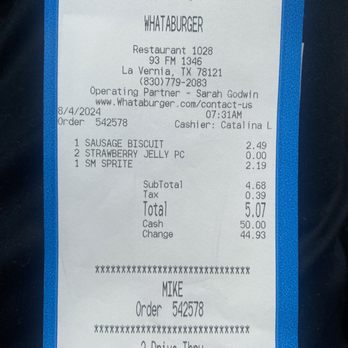 Whataburger - Burgers Near Me - La Vernia, Texas