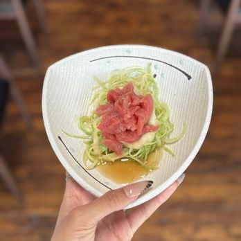 Kakui Sushi - Bluefin Tuna Cucumber Salad - Japanese Near Me - Oakland, California Kakui Sushi - Bluefin Tuna Cucumber Salad - Japanese Near Me - Oakland, California