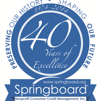 Credit.org - Springboard Nonprofit's 40th Anniversary Logo - Community Service/Non-Profit Near Me - Riverside, California