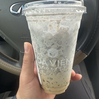 Da Vien Coffee - Really good sesame coffee just finished it in 3 sips. $7 ice cup - Desserts Near Me - Westminster, California Da Vien Coffee - Really good sesame coffee just finished it in 3 sips. $7 ice cup - Desserts Near Me - Westminster, California
