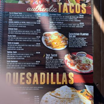 Guacamole Mexican Grill - Menu - Mexican Near Me - Lyman, South Carolina