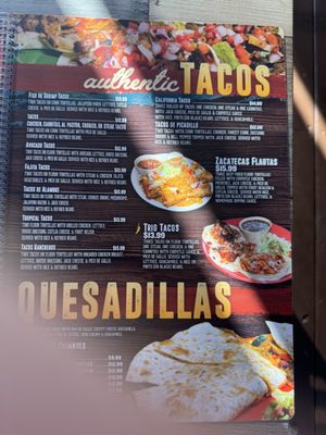 Menu photo 2 Guacamole Mexican Grill Lyman, SC