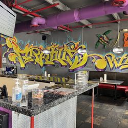 Graffiti’s Pizza - A Greek Taverna - Cool graffiti