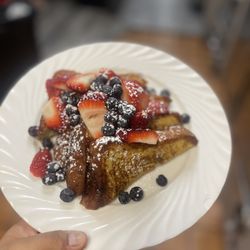 Centerville Diner 2 - Strawberry and blueberry French toast was delicious!
