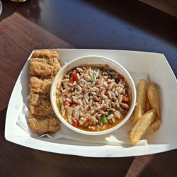 Fastpak Foods No 1 - Trust me when I say you won't be disappointed. You get a bigger serving, but I ate some then decided to write the review lol.