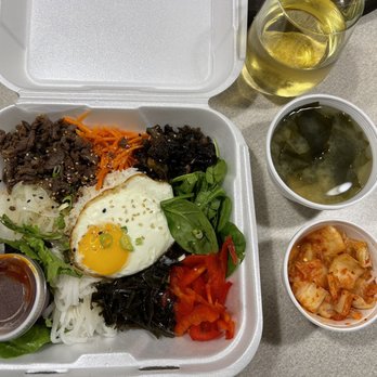 Korean Barbeque & More - Bibimbap with beef - Korean Near Me - Tallahassee, Florida Korean Barbeque & More - Bibimbap with beef - Korean Near Me - Tallahassee, Florida