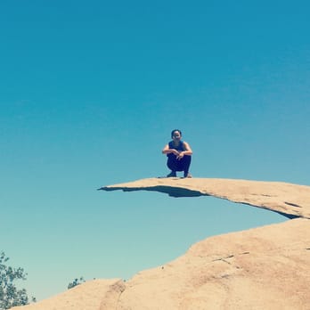 Mount Woodson Trail - This is me on the potato chip rock - Hiking Near Me - Poway, California Mount Woodson Trail - This is me on the potato chip rock - Hiking Near Me - Poway, California
