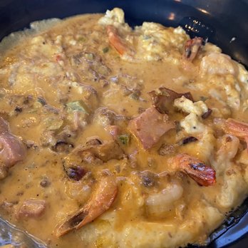 Loading Gastrobrunch - Shrimp and Stone Ground Grits with Bacon - Breakfast & Brunch Near Me - St Cloud, Florida